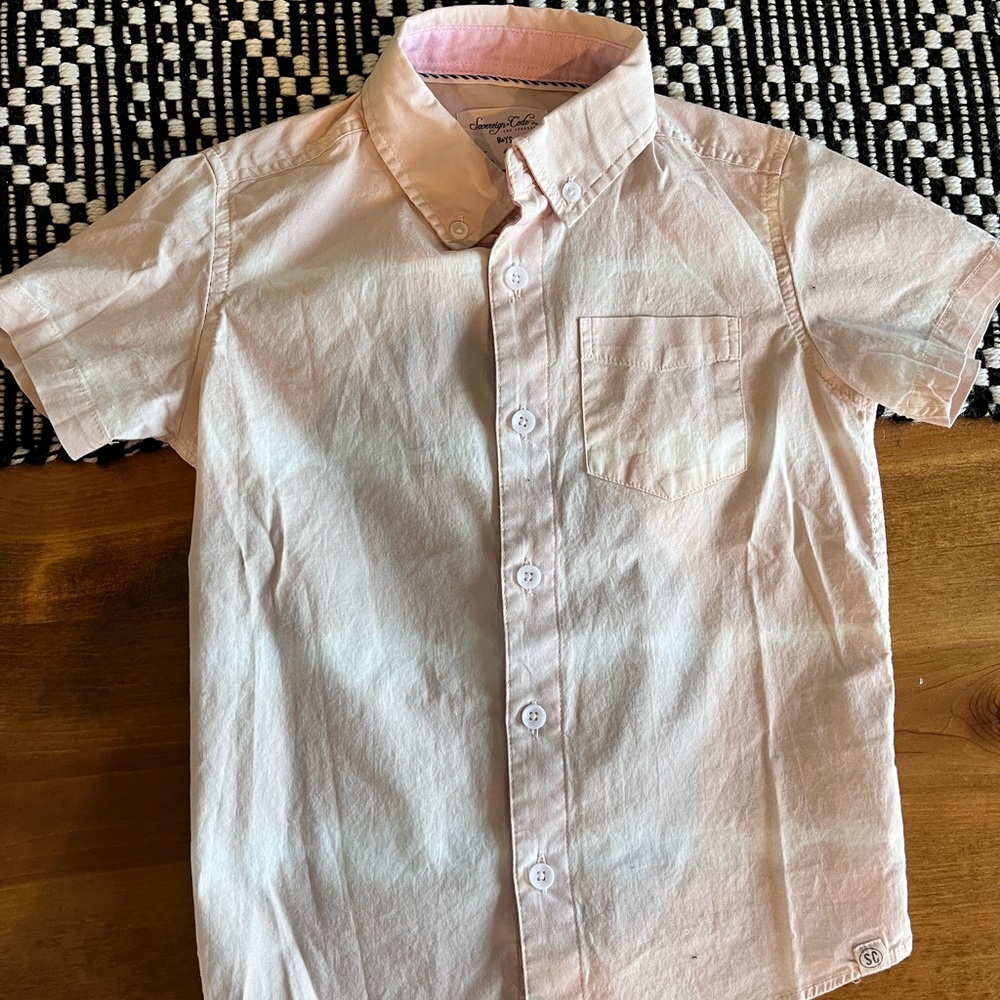 Sovereign Code blush pink button down from StitchFix